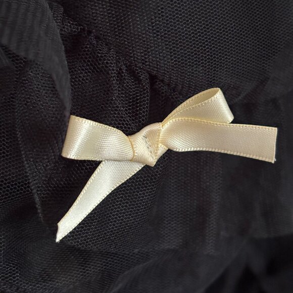 Girl's Black Tutu + Tights - Picture 6 of 10